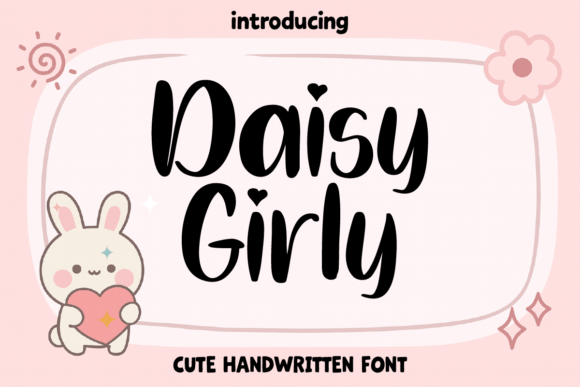 Daisy Girly Font - Featured Image