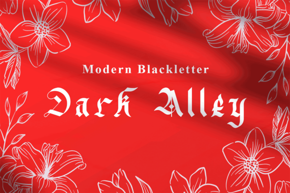 Dark Alley Font - Featured Image
