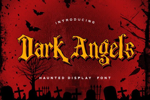 Dark Angels Font - Featured Image