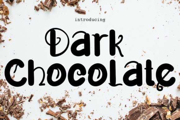 Dark Chocolate Font - Featured Image