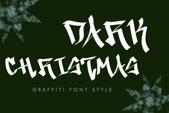 Dark Christmas Font - Featured Image