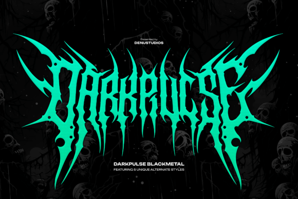 Darkpulse Font - Featured Image
