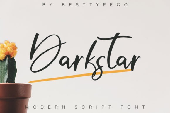 Darkstar Font - Featured Image