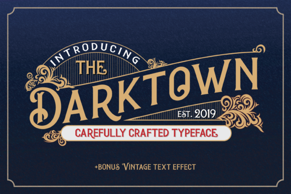 Darktown Font - Featured Image