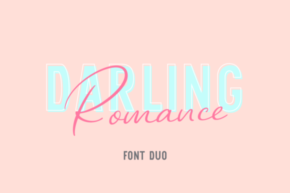 Darling Romance Duo Font - Featured Image
