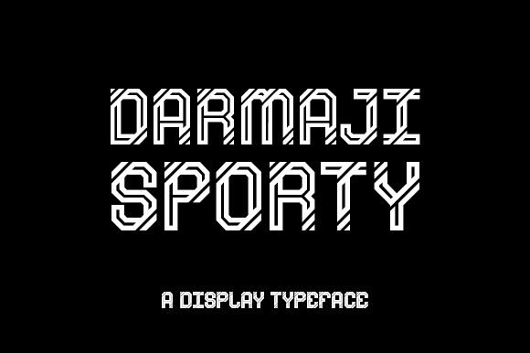 Darmaji Sporty Font - Featured Image