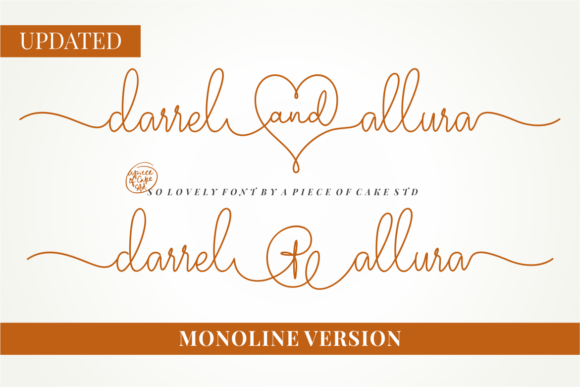 Darrel Allura Monoline Font - Featured Image