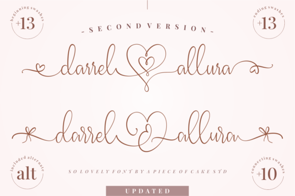 Darrel Allura Second Font - Featured Image