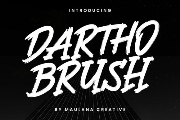 Dartho Brush Font - Featured Image