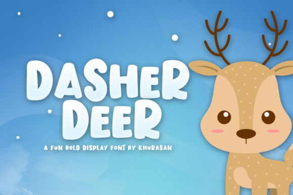 Dasher Deer Font - Featured Image