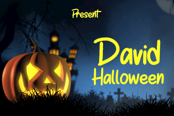 David Halloween Font - Featured Image
