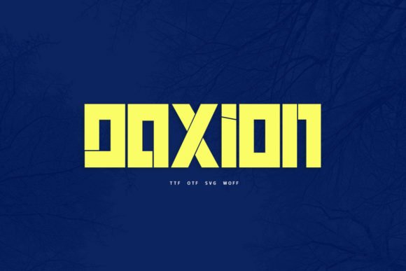 Daxion Font - Featured Image