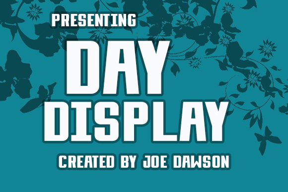 Day Display Font - Featured Image