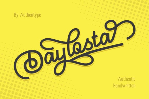 Daylosta Font - Featured Image