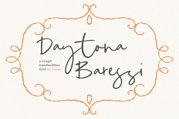 Daytona Baressi Font - Featured Image