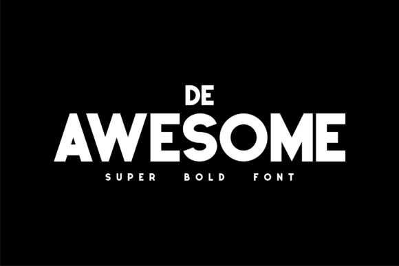 De Awesome Font - Featured Image
