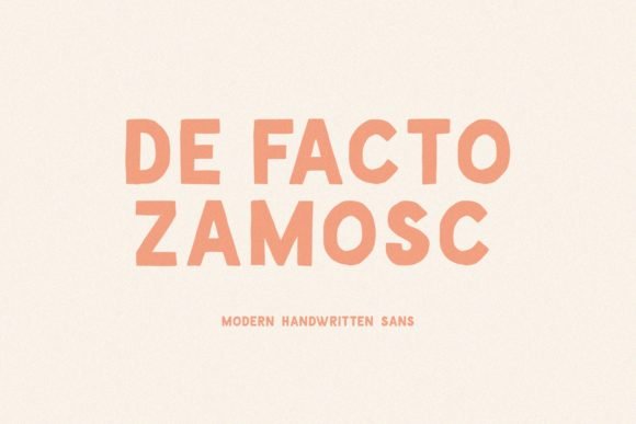 De Facto Zamosc Font - Featured Image