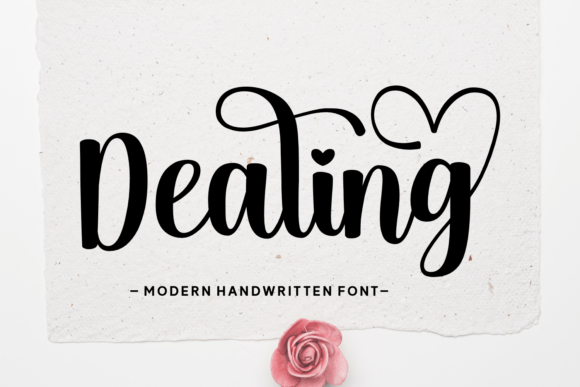 Dealing Font - Featured Image