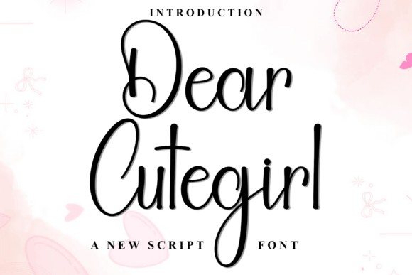 Dear Cutegirl Font - Featured Image