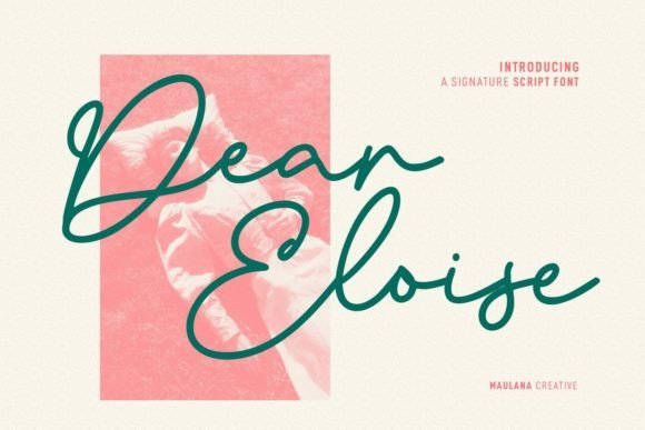 Dear Eloise Font - Featured Image