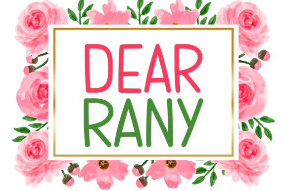 Dear Rany Font - Featured Image