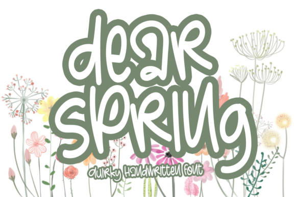 Dear Spring Font - Featured Image