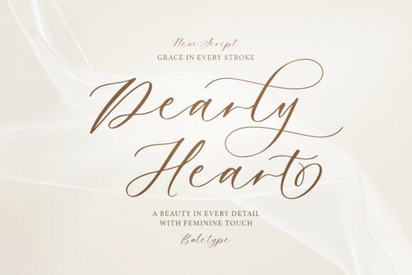 Dearly Heart Font - Featured Image
