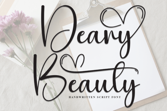 Deary Beauty Font - Featured Image