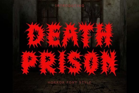 Death Prison Font - Featured Image