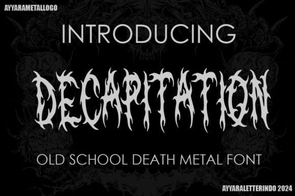 Decapitation Font - Featured Image