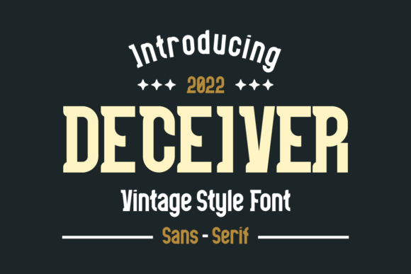 Deceiver Font - Featured Image