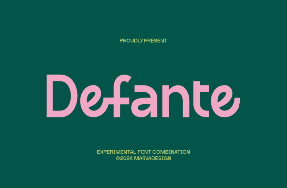 Defante Font - Featured Image