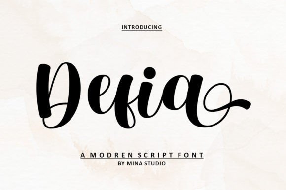 Defia Font - Featured Image