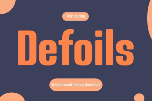 Defoils Font - Featured Image