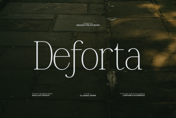 Deforta Font - Featured Image