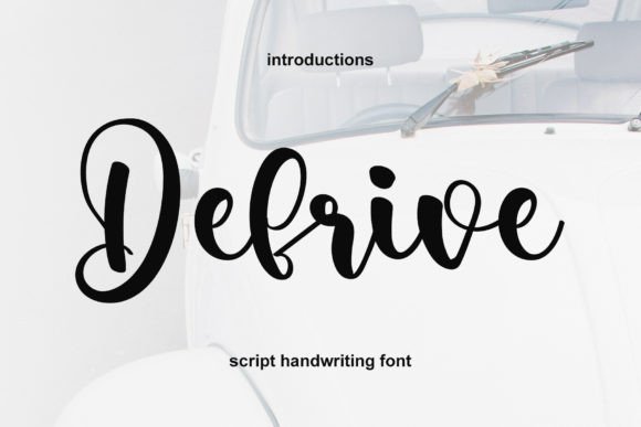 Defrive Font - Featured Image