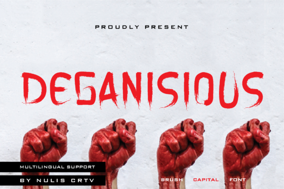 Deganisious Font - Featured Image