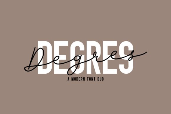 Degres Duo Font - Featured Image