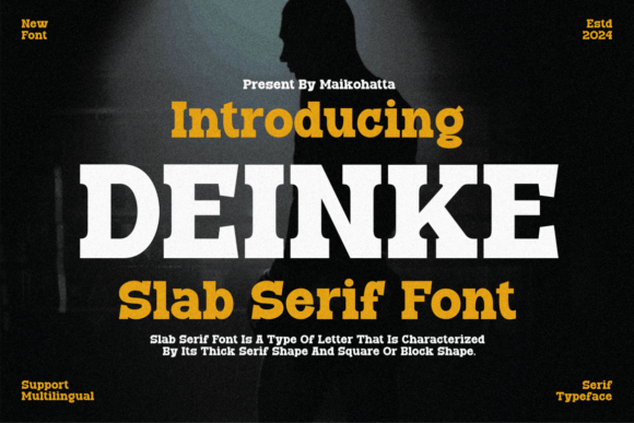 Deinke Font - Featured Image