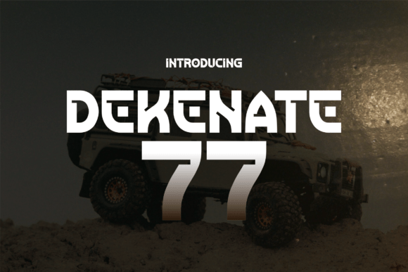 Dekenate 77 Font - Featured Image
