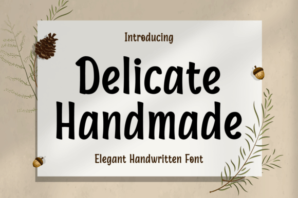 Delicate Handmade Font - Featured Image