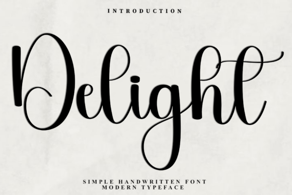Delight Font - Featured Image
