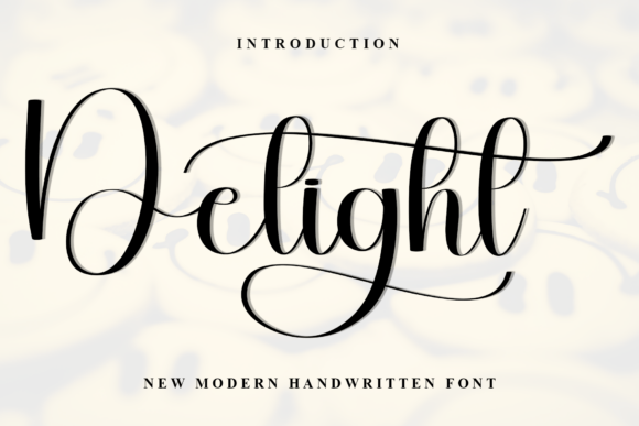Delight Font - Featured Image