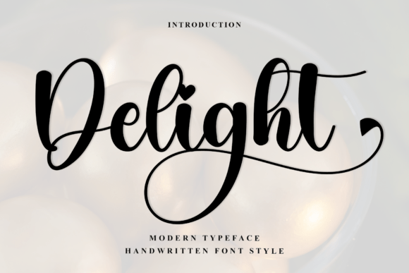 Delight Font - Featured Image
