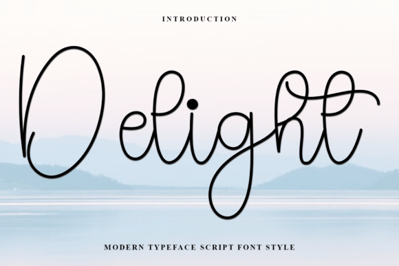 Delight Font - Featured Image