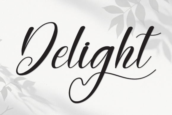 Delight Font - Featured Image