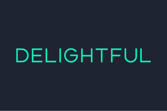 Delightful Font - Featured Image
