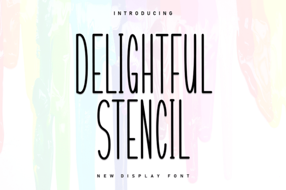 Delightful Stencil Font - Featured Image