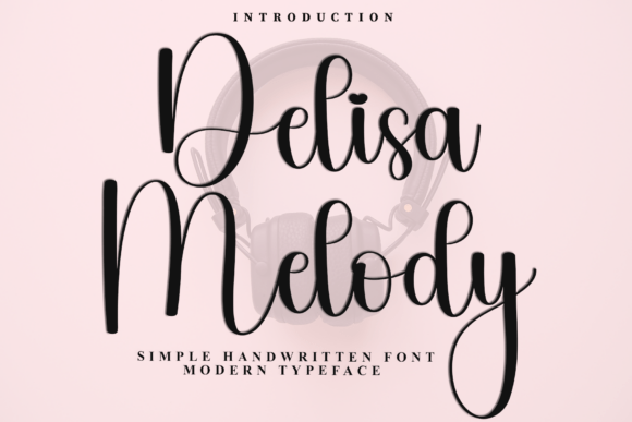 Delisa Melody Font - Featured Image