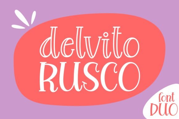 Delvito Rusco Font - Featured Image